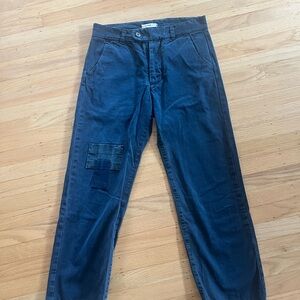 Older Brother Indigo Patchwork Pants